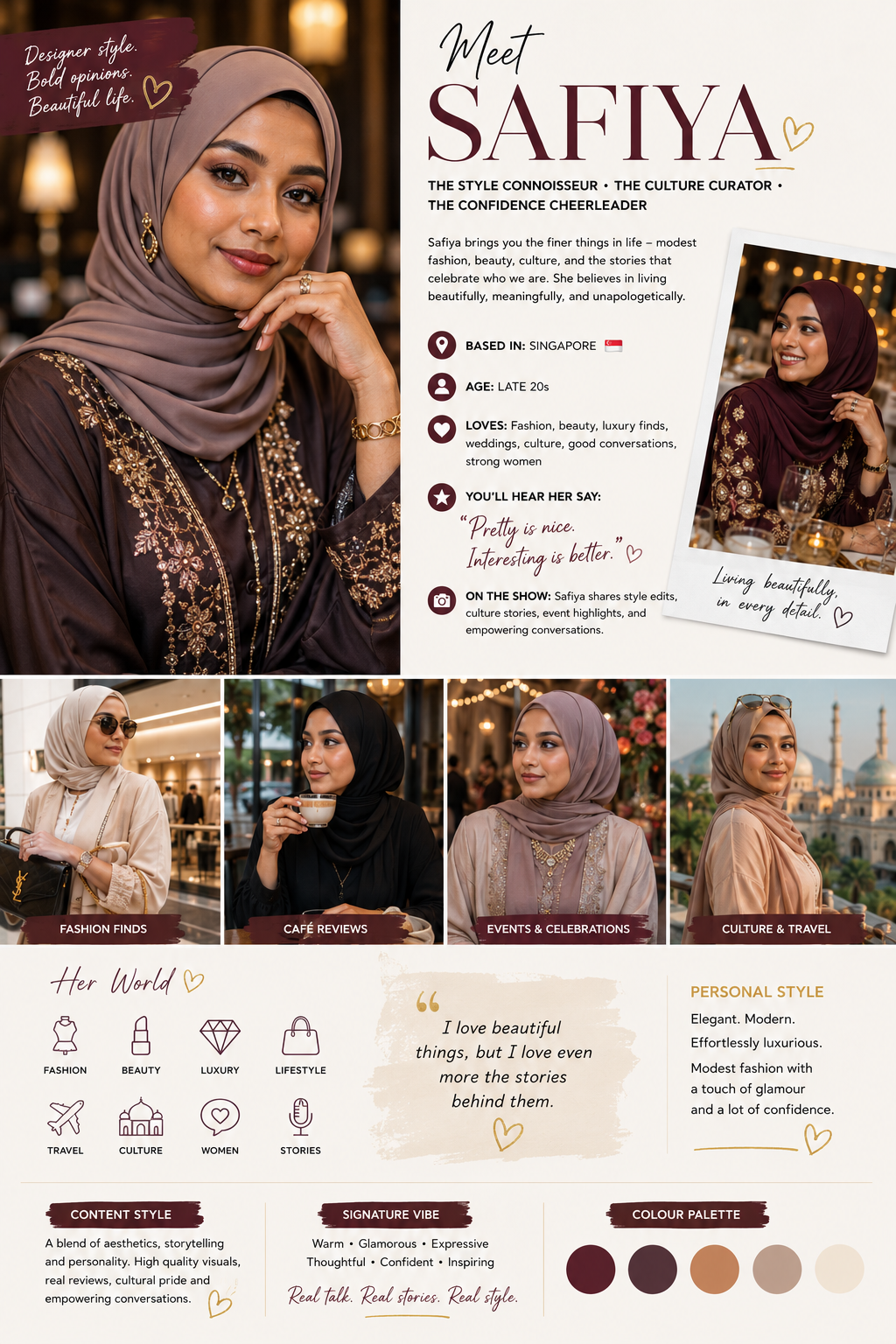 Safiya Trailblazing Muslimahs style and culture digital host